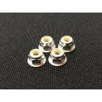 Yahoo! Yahoo!ショッピング(ヤフー ショッピング)【ネコポス対応】T4WORKS/T4-LN04SV/アルミフランジロックナット 4mm（4個入り）【シルバー】