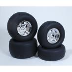 OPTION No.1(オプションNo.1)/ZX03-SI/ホイール(シルバーメッキ)&スリックタイヤ 1台分/ホーネットEVO/ホーネット、グラスホッパー