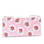 キャスキッドソン CATH KIDSTON ポーチ バッグ FASHION 380201 DOUBLE ZIP PURSE PINK ＆ GREEN