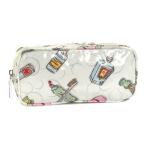 Yahoo! Yahoo!ショッピング(ヤフー ショッピング)キャスキッドソン CATH KIDSTON ポーチ バッグ 324977 MAKE UP CASE O/C WHITE BE/RD