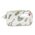 Yahoo! Yahoo!ショッピング(ヤフー ショッピング)キャスキッドソン CATH KIDSTON ポーチ バッグ 325424 COSMETIC BAG O/C WHITE BE/RD