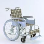 ミワ MIWA 自走・介助兼用 車いす MW-22A-CGR チェックグリーン