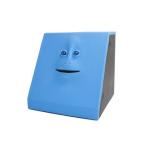 フェイスバンク FACE BANK 貯金箱 ブルー
