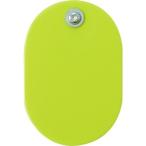 TRUSCO トラスコ クリップ付小判札 大 無地 60X40mm 5枚入 黄色 THFLCY 代引不可