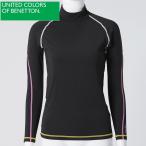 BENETTON ベネトン インナートップス 裏起毛 ヨガ スポーツ ジム ウェア スポーツウェア ジムウェア ヨガウェア シャツ 運動
