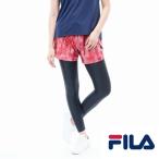 FILA fila フィラ ボトムス ラインウッド柄ボトム2点セット YOGAボトムス ヨガ スポーツ ジム ウェア スポーツウェア ジム