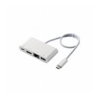 Yahoo! Yahoo!ショッピング(ヤフー ショッピング)エレコム Type-Cドッキングステーション PD対応 充電用Type-C1ポート USB 3.1 1ポート HDMI1ポート LANポート 30cmケーブル ホワイト DST-C09WH 代引不可