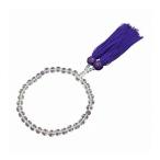 Yahoo! Yahoo!ショッピング(ヤフー ショッピング)匠 数珠 女性用 念珠 略式数珠 本水晶 紫翡翠 アメシスト クリア 紫 パープル 8mm 葬式 葬儀 法事 数珠入れ 全宗派対応 0001nbl-001cr 代引不可 メール便