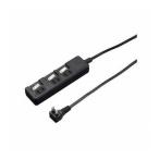 5個セット YAZAWA 雷ガード付3個口節電タップ2mブラックH8KS332BKX5 代引不可