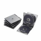 エレコム Blu-ray/DVD/CDケース 標準/PS/4枚収納 CCD-JSCNQ5CBK
