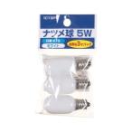 Yahoo! Yahoo!ショッピング(ヤフー ショッピング)ナツメ球 E12 5W 白 3個パック 1CT3PY 家電 照明器具 LED電球 代引不可 メール便