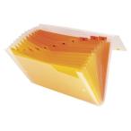 ビュ−トンジャパン グラデ　ドキュメントファイル　Ａ４　１３ポケット　イエロー GDF-A4-13Y 1冊