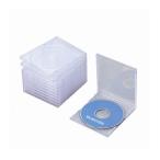 エレコム Blu-ray/DVD/CDケース 標準/PS/1枚収納 CCD-JSCN10CR 代引不可