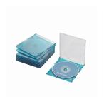 エレコム Blu-ray/DVD/CDケース スリム/PS/1枚収納 CCD-JSCS10CBU 代引不可