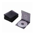 エレコム Blu-ray/DVD/CDケース スリム/PS/2枚収納 CCD-JSCSW10CBK 代引不可