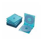 エレコム Blu-ray/DVD/CDケース スリム/PS/2枚収納 CCD-JSCSW10CBU 代引不可