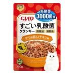 いなばペットフード CIAO すごい乳酸菌クランキー かつお節入り チキン味 200g 猫 猫用 キャットフード おやつ フード ペット ペットフード