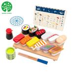 Yahoo! Yahoo!ショッピング(ヤフー ショッピング)正規販売店 ウッディプッディ はじめてのおままごと 特上おすしセット WOODYPUDDY お寿司屋さんごっこ おもちゃ 子供 玩具