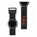 日本正規代理店品 URBAN ARMOR GEAR Galaxy Watchバンド Galaxy Watch 42mm用 ACTIVEシリーズ ブラック UAG-GWSA-BK