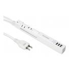 Yahoo! Yahoo!ショッピング(ヤフー ショッピング)プリンストン USB給電機能付 回転式スリムOAタップ AC×3/USB×3 ホワイト PPS-UTAP6BWH