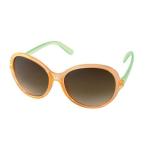 キッズ ファッション グラス KIDS FASHION GLASSES OVAL ORANGE/GREEN 代引不可