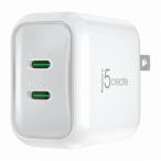 ショッピングスマートホームデバイス j5 create 40W GaN USB-C 2-Port Mini Charger JUP2540W 代引不可