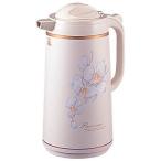 TIGER タイガー テーブルポット ハンドブルプッシュタイプ 1.59L PRT-A160 FH フローラル 白