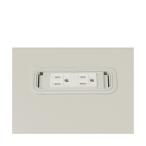 プラス 電源系コンセントボックス LA-CS LGY 代引不可