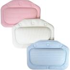 （まとめ）ジャパンインターナショナルコマース 入浴備品 滑り止めバスピロー ブルー BG2070-24〔×2セット〕 代引不可