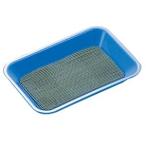 (まとめ) ライオン事務器 ユニークトレー W150×D225×H32mm ブルー No.80N 1個 〔×10セット〕 代引不可