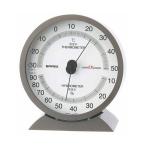 (まとめ)EMPEX 温度・湿度計 スーパーEX高品質 温度・湿度計 卓上用 EX-2717 メタリックグレー〔×3セット〕 代引不可