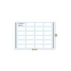 トッパンフォームズ 宛名ラベル 15×10インチ 24面 ラベルサイズ84×38mm LC016Y 1箱(500枚) 代引不可