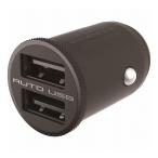 カシムラ DC-24W USB 2ポート 自動判定 コンパクト DC-047