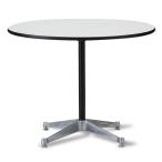 チャールズ&amp;レイ・イームズ コントラクトテーブル ラウンド型90.5cmホワイト 代引不可