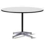 チャールズ&amp;レイ・イームズ コントラクトテーブル ラウンド型106cmホワイト 代引不可