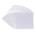 5個セット 10枚×5 サンワサプライ Blu-ray・DVD・CDケース スリムタイプ・10枚セット・ホワイト FCD-PU10MWNX5 代引不可
