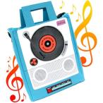 本数限定音楽をを持ってでかけよう！ミュージックプレイバッグ 「レコード」Cタイプアウトレット(保証あり)