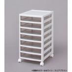 アイリスオーヤマ チェスト スーパークリア 幅32×奥行39×高さ60.4cm ホワイト/クリアブルー SCE-S700