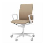 メーカー直送 オフィスチェア ファブレ 肘付き ソフトベージュ 椅子 リモートワーク パソコンチェア C01-W151CU-W1K1K4 代引不可
