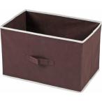 不二貿易 不織布製 インナーボックス 横型 ブラウン HH-YOKO-BR 78442