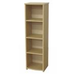 日本製 ミニラック 4段 カラーボックス 可動棚2枚 固定棚1枚 本棚 DVD・CD収納 多目的棚 オープンラック 収納ボックス 代引不可