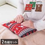 ファミラ 充電式湯たんぽ ノルディック柄 2色組 コードレス お湯のいらない 蓄熱式 湯たんぽ 繰り返し使える 充電式 エコ湯たんぽ 代引不可