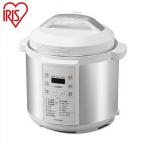 アイリスオーヤマ 電気圧力鍋 6.0L 大容量 電気圧力なべ 保温 レシピ 低温調理 PC-EMA6-W ホワイト 6.0L IRIS OYAMA 代引不可