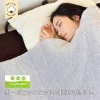 オーガニックコットン キルトケット 肌ふとん シングル 140×190cm 睡眠環境 寝具指導士 オーガニック 無地 肌ぶとん 肌布団 代引不可