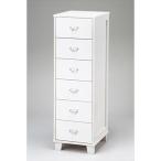 引出しいっぱい多段チェスト6段 ホワイト OSK-K038WH