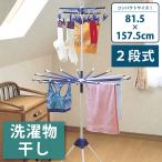 深海金物製作所 2段式 ニュークリーンドライ 洗濯物干し 物干し 室内物干し 外干し 洗濯バサミ コンパクト 省スペース 代引不可