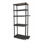 ライクイット シューズラック ロング 5段 ブラック 幅56×奥行31×高さ22.5cm 161600