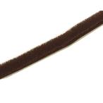槌屋 すき間モヘアシール 100m巻 6060 ブラウン 0471-01012