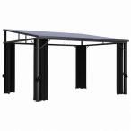 vidaXL беседка занавески имеется 405x294x244 cm Anne тигр сиденье Home сад газонная трава сад уличный living уличный структура оплата при получении не возможно 