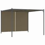 vidaXL сад пергола скидка включая тип крыша имеется тауп 3x3m 180g/m 2 Home сад газонная трава сад уличный living уличный структура 